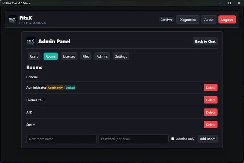 FitzX Chat screenshot 3