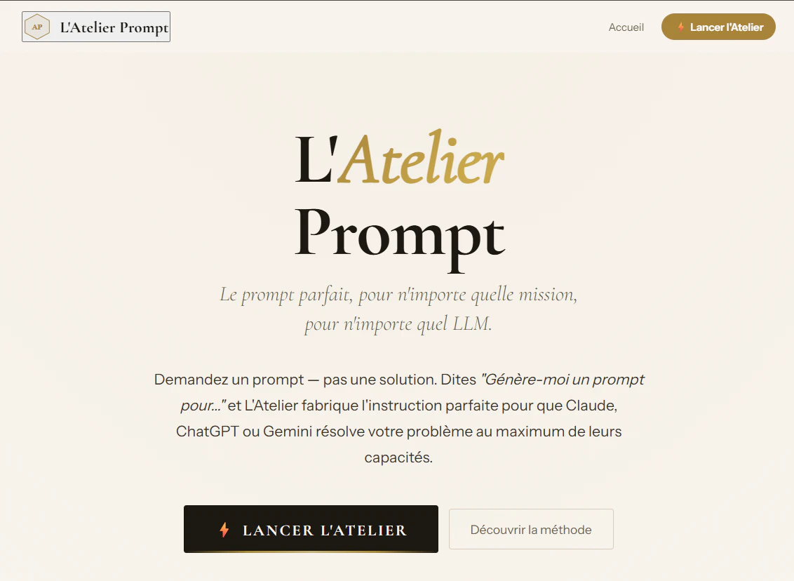 L'Atelier Prompt logo