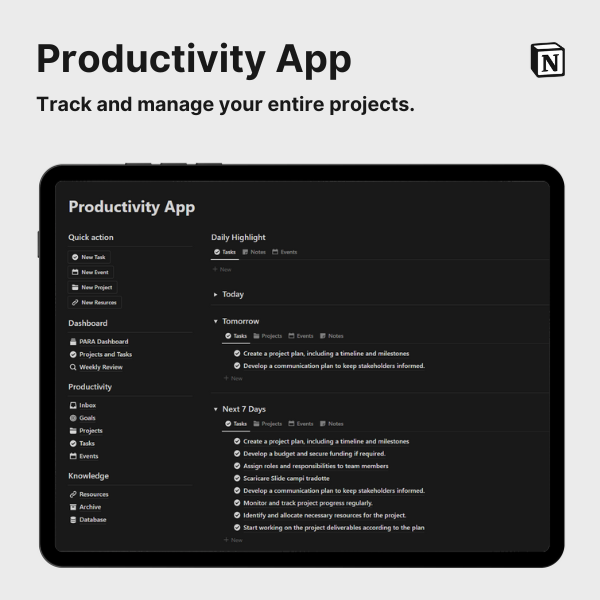 Productivity App
