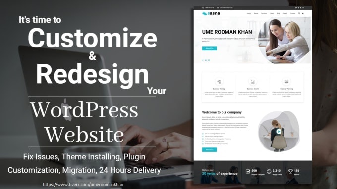 wordpress website gallery image