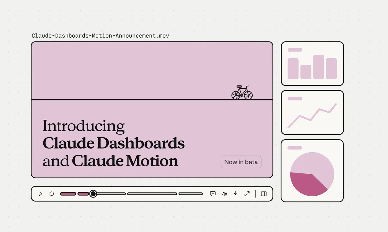 Claude Dashboards & Motion gallery image
