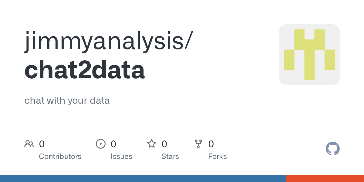 Media trò chuyện với dữ liệu - Jimmyanalysis/chat2data: trò chuyện với dữ liệu của bạn 3