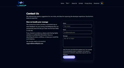 DevUtilityLab gallery image
