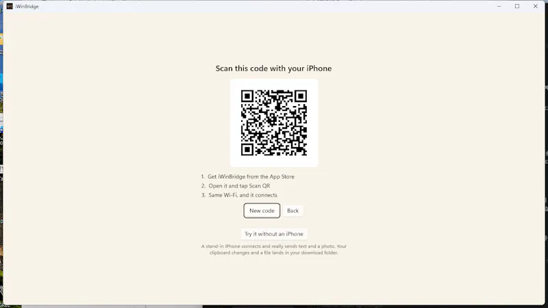iWinBridge screenshot 1