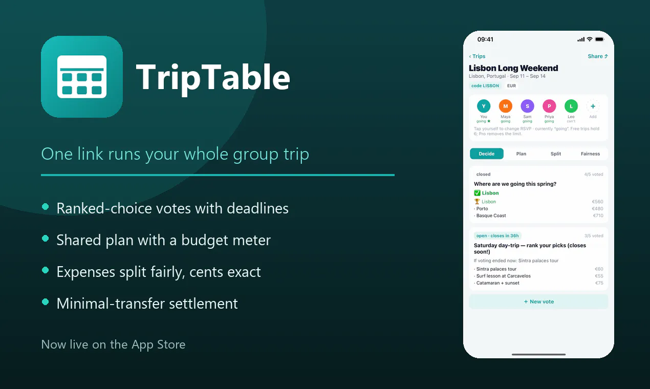 TripTable gallery image
