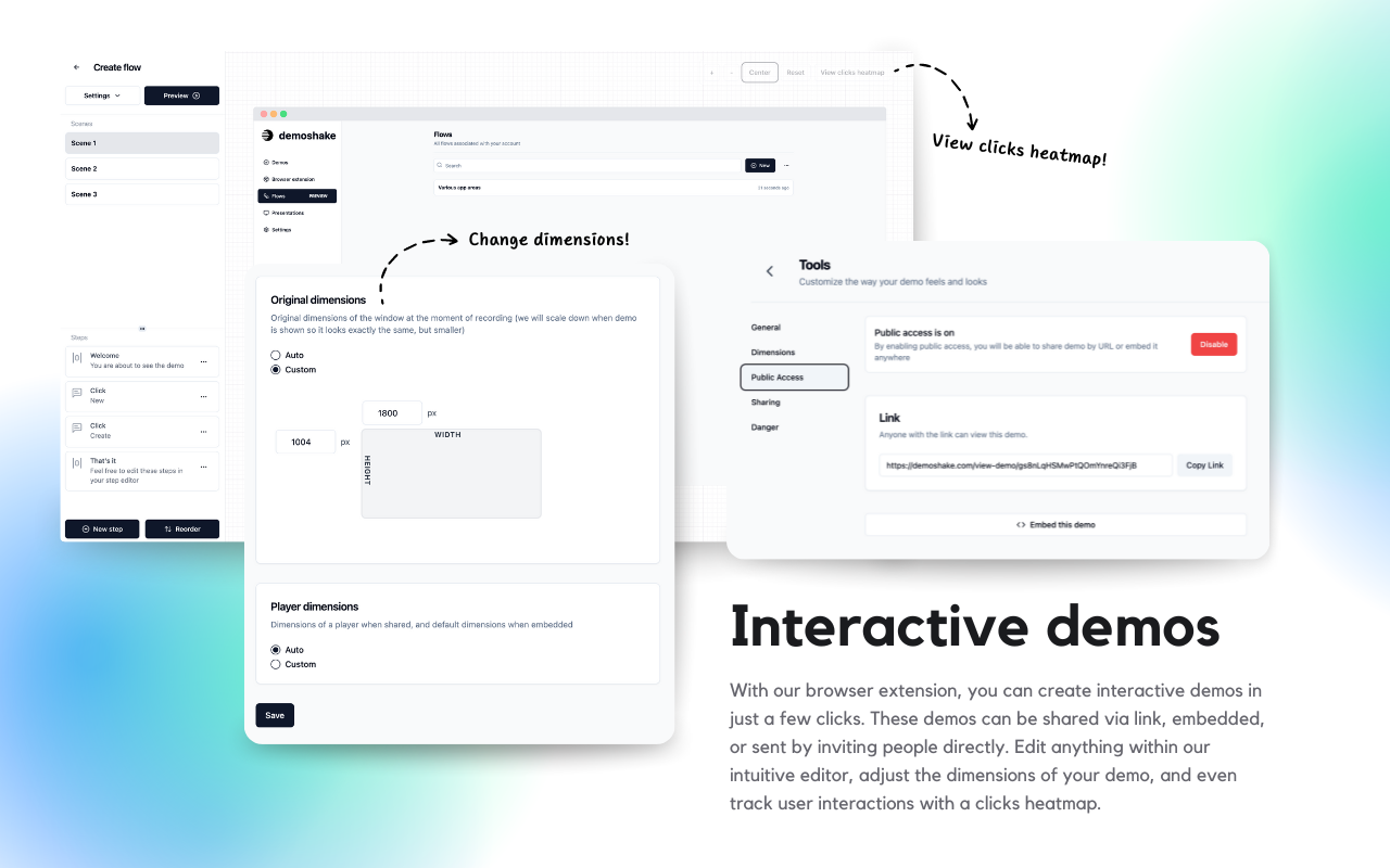 Demoshake - Crea demo interattive in minuti media 3