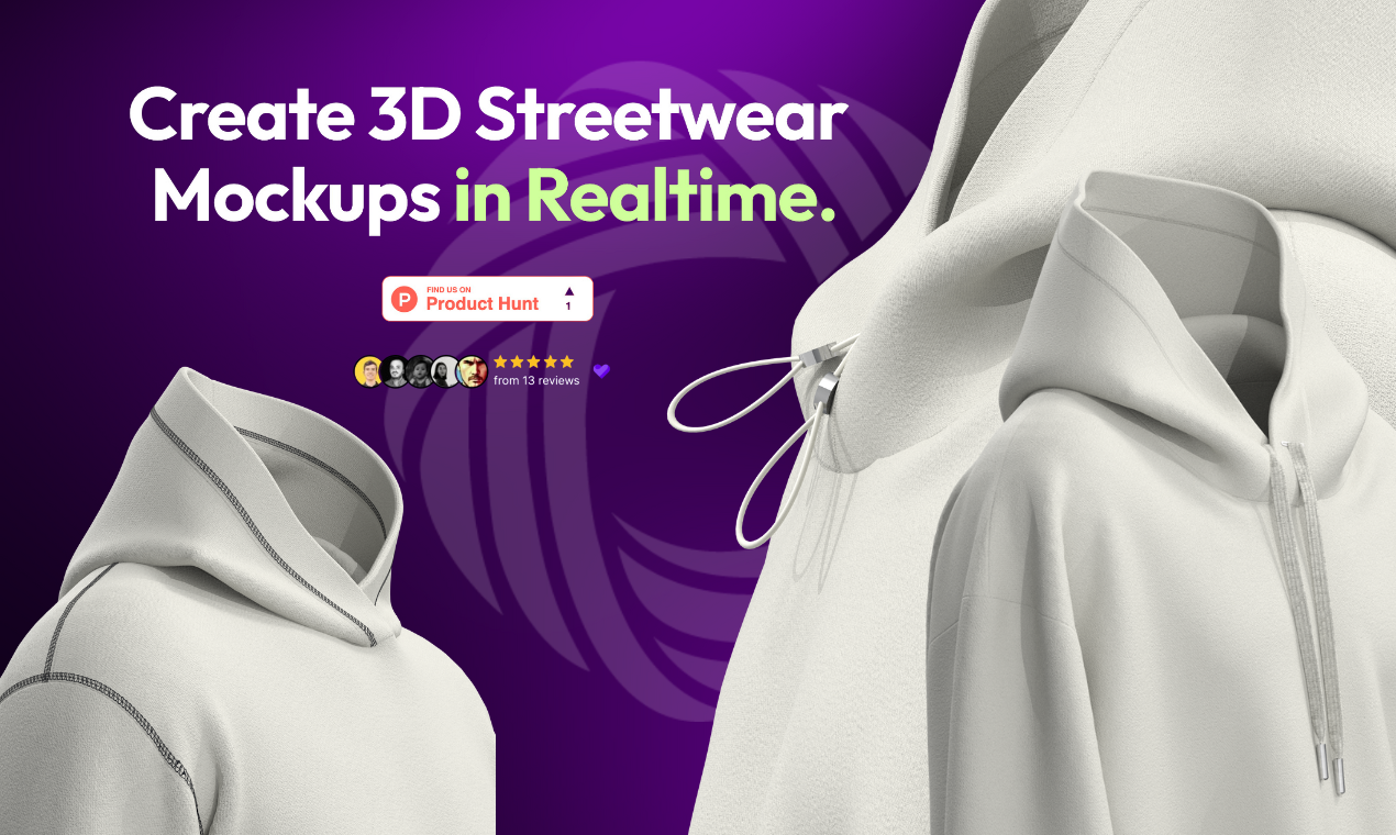 startuptile Cheyn-Create 3D streetwear mockups in realtime