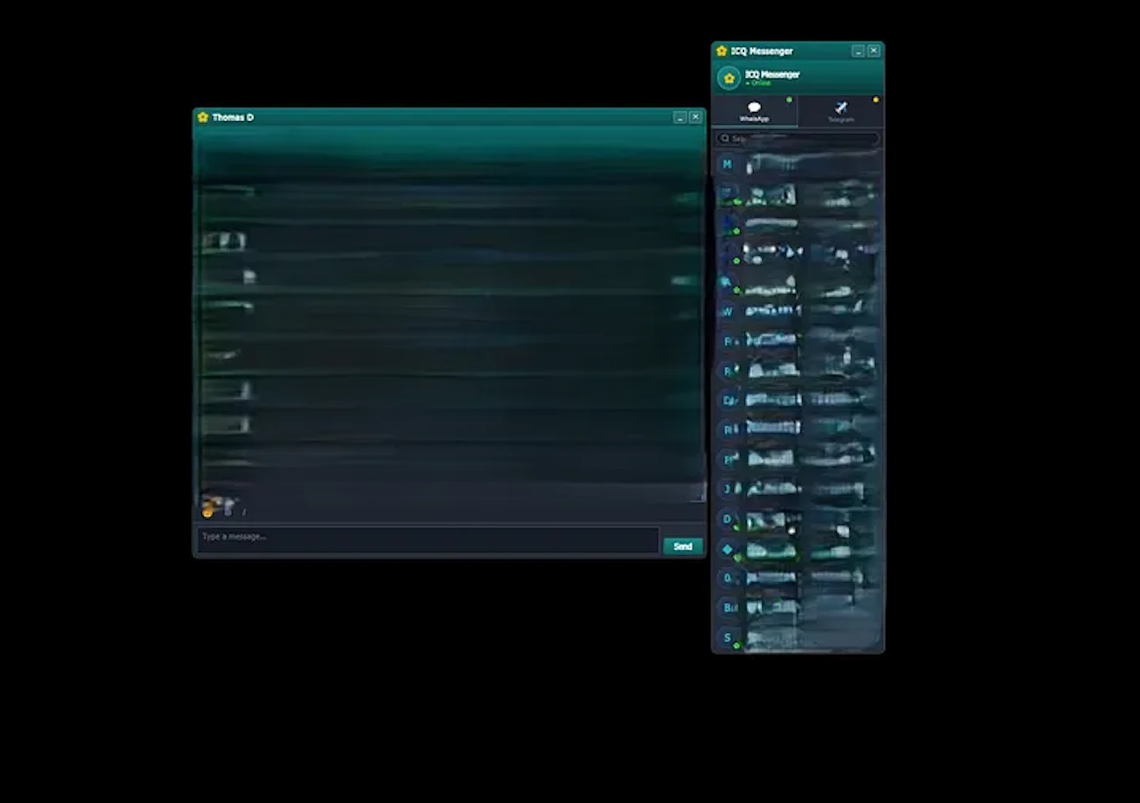 Retrogram - ICQ lookalike MultiMessenger screenshot 1