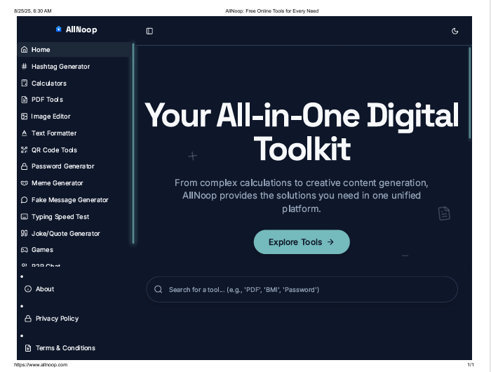 Allnoop - ชุดเครื่องมือดิจิตอลแบบ All-in-One ของคุณ media 1