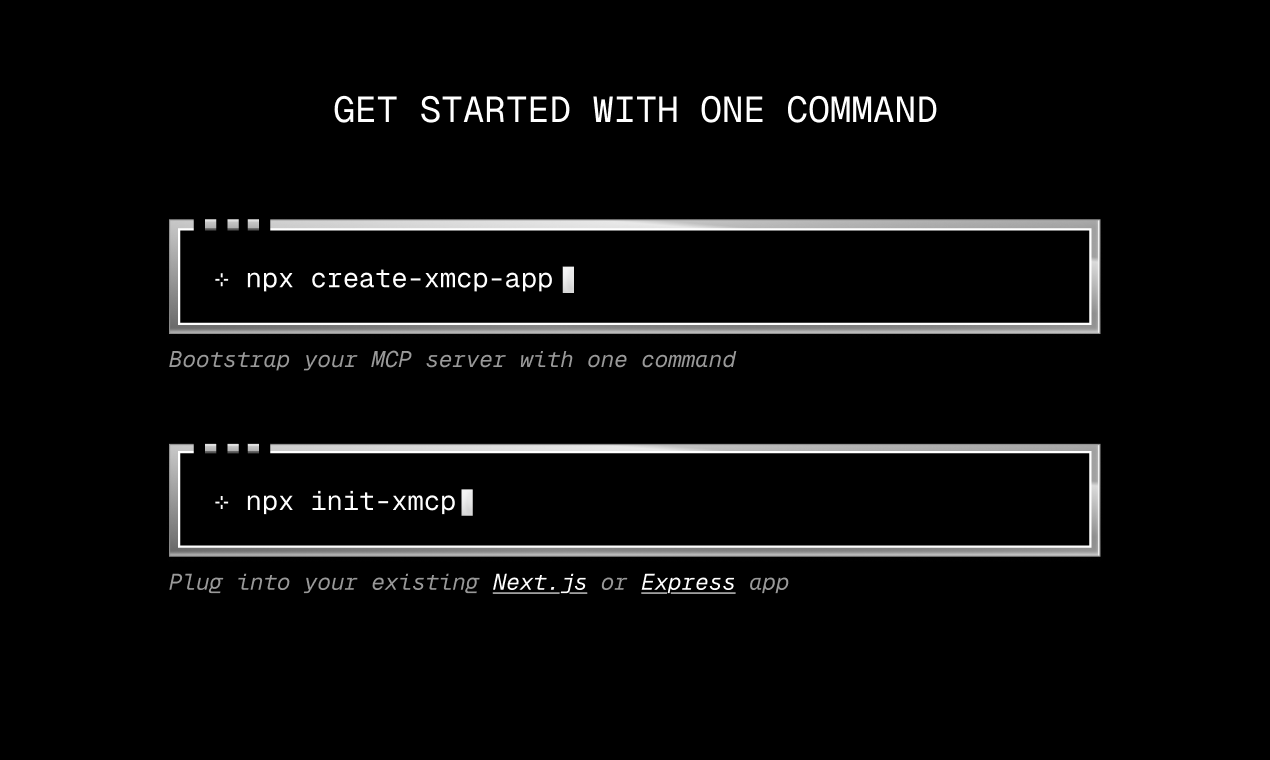 XMCP - เฟรมเวิร์กสำหรับการสร้างและการจัดส่งแอปพลิเคชัน MCP media 4