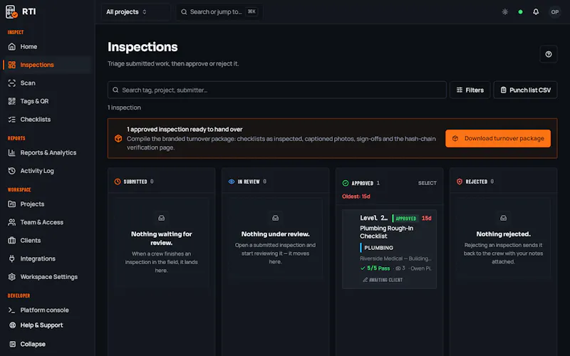 RTI — Ready-to-Inspect screenshot 6