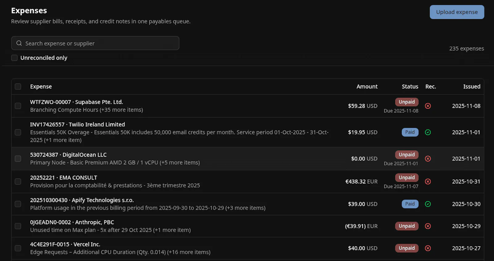 Financica screenshot 3