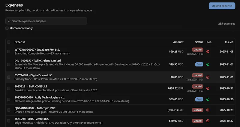 Financica screenshot 3