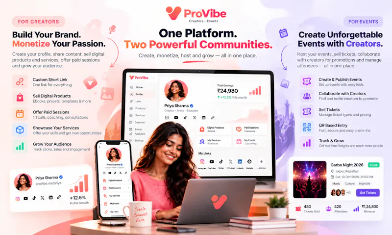 ProVibe — Creators • Brands • Events screenshot 1