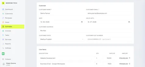 NeerSoft CRM gallery image