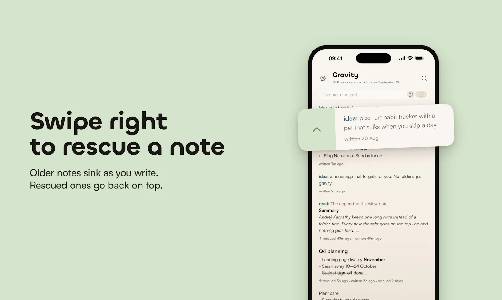 Gravity Notes screenshot 2