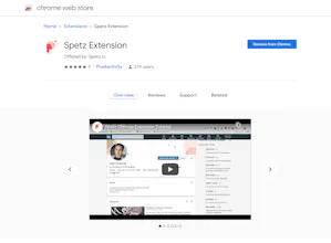 Spetz Chrome Extension gallery image
