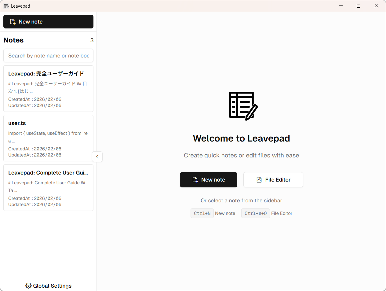 Leavepad - Screenshot 2 showing product features and functionality