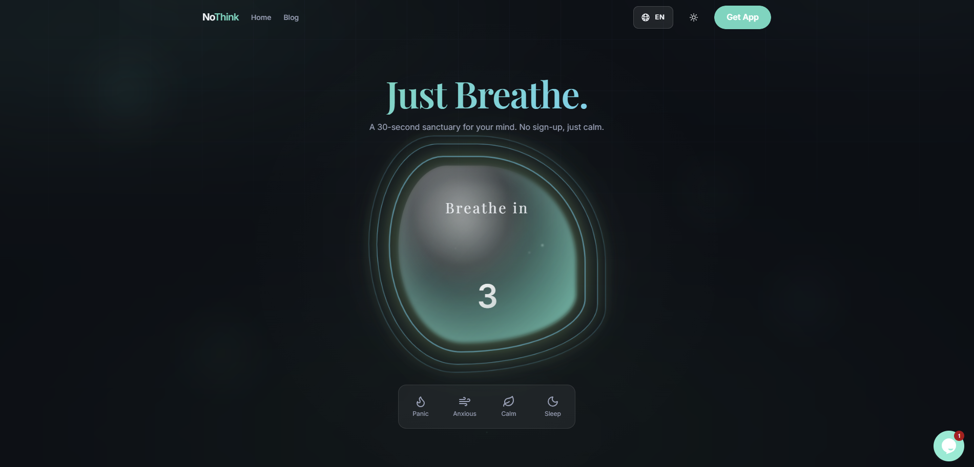 NoThink - Screenshot 2 showing product features and functionality