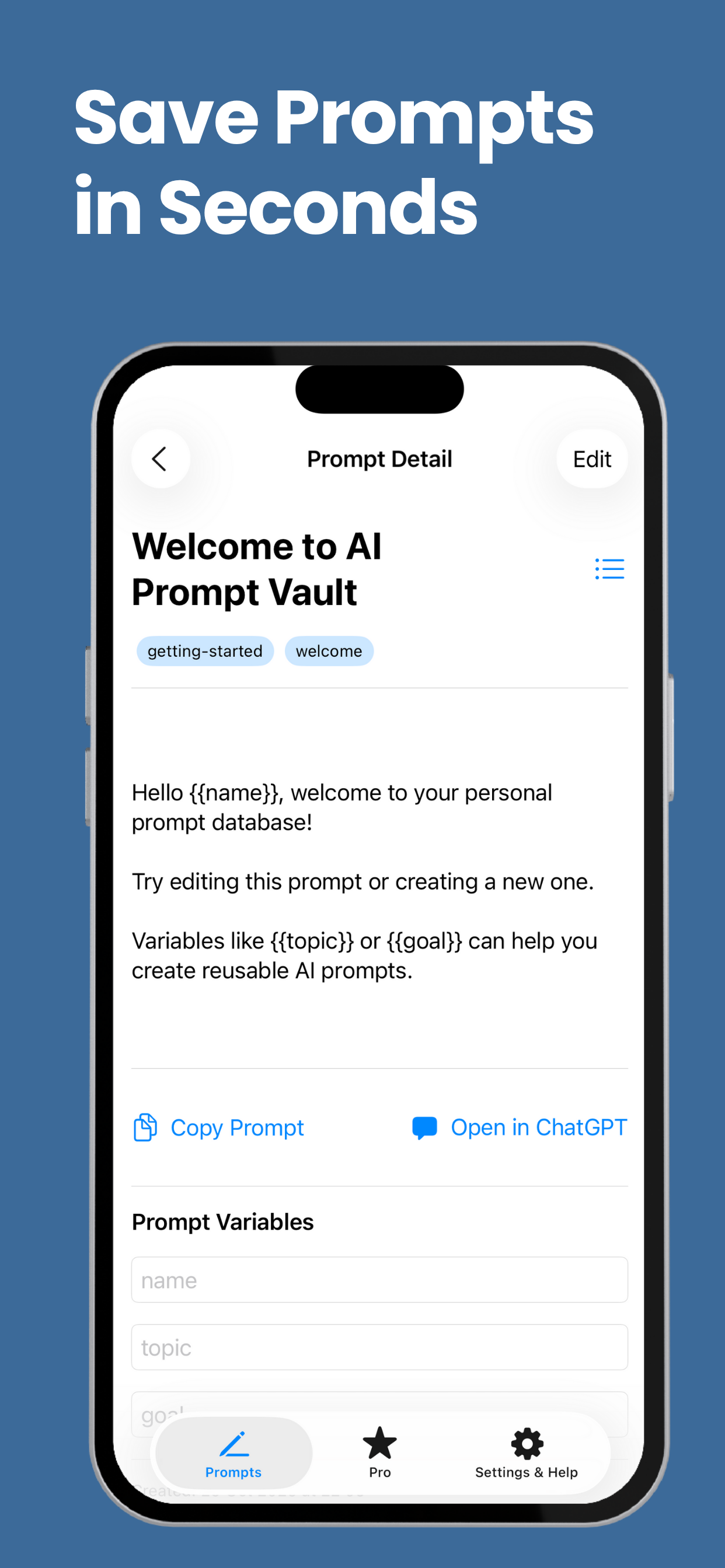 AI Prompt Vault - Screenshot 4 preview