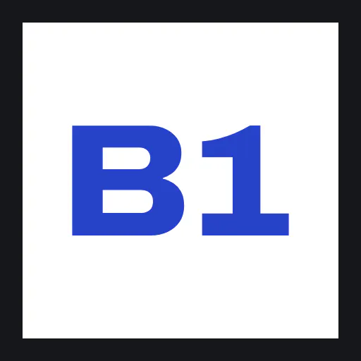 B1 Sprechen logo