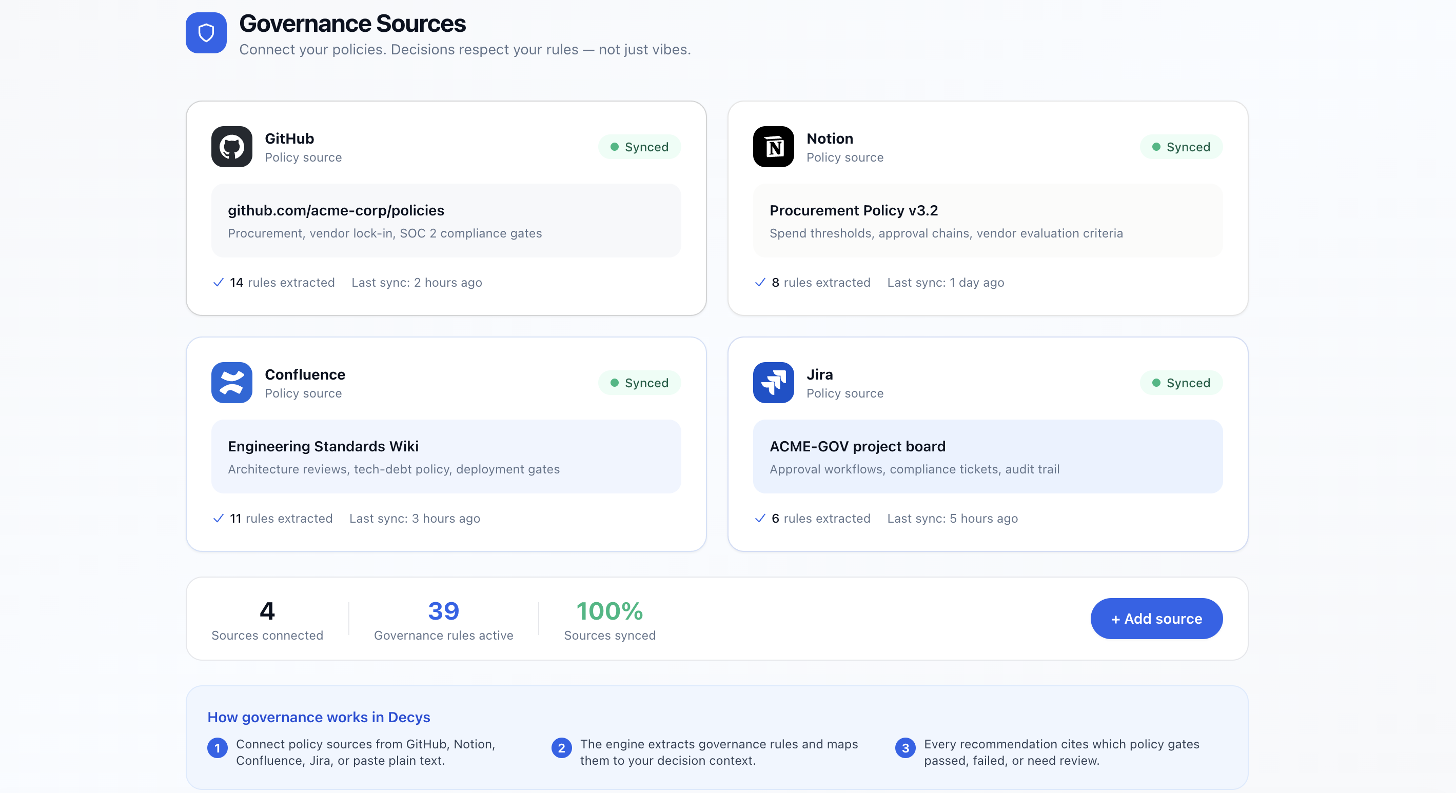 Decys - Screenshot 4 showing product features and functionality
