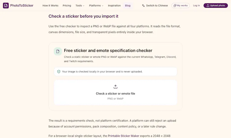 PhotoToSticker screenshot 3
