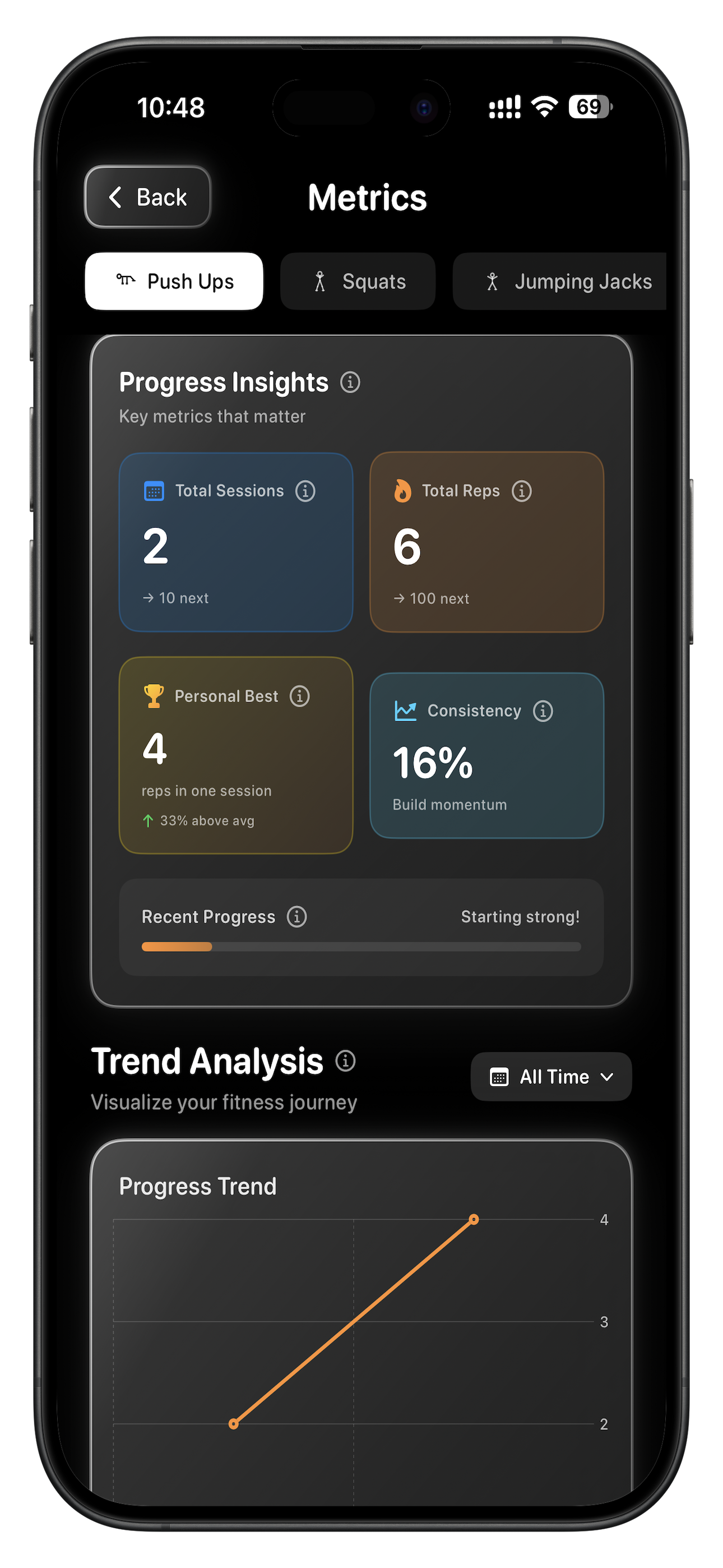 WorkoutSentinel - Screenshot 3 showing product features and functionality
