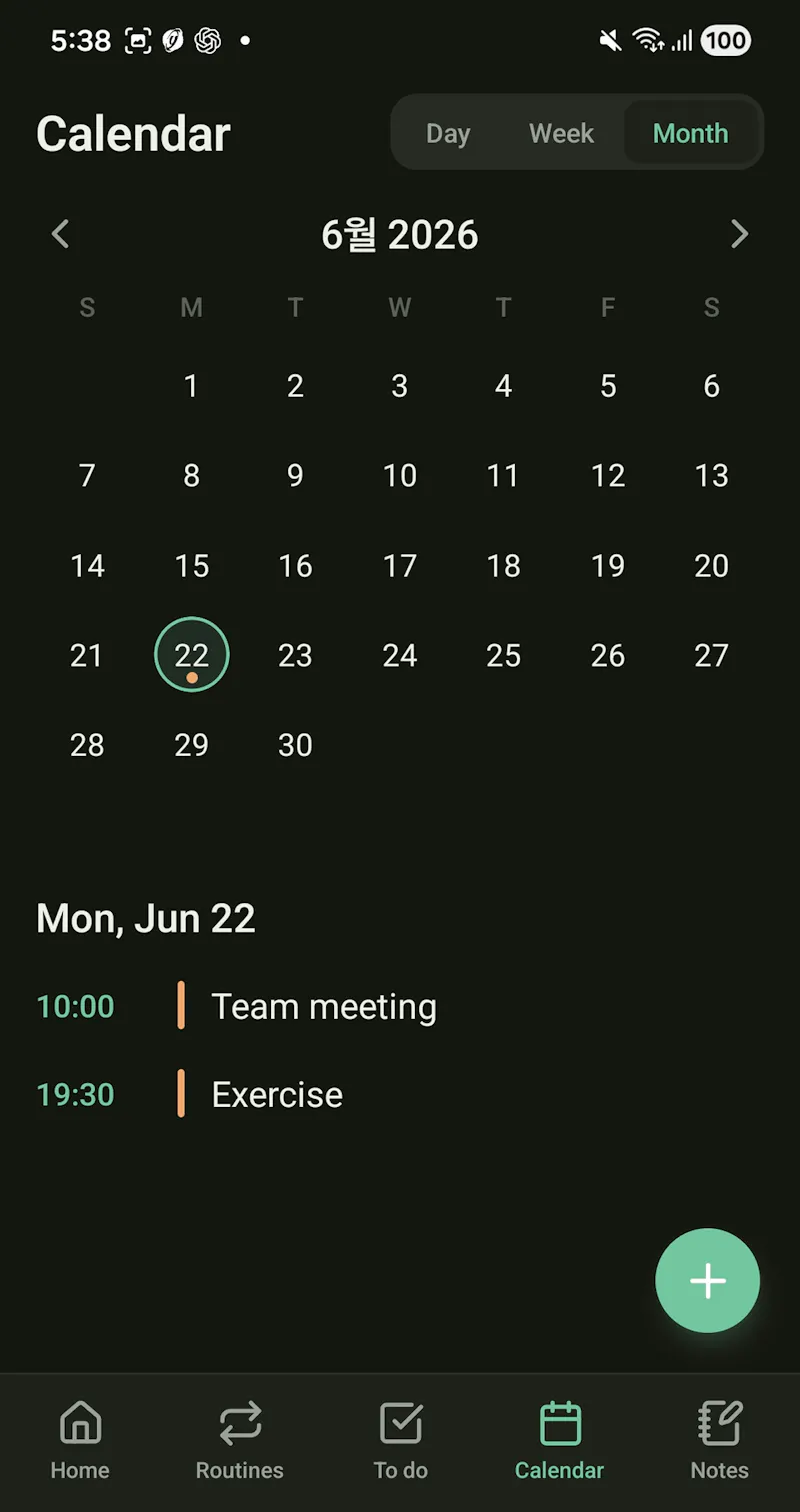 Dailytine - Routine, To do, Memo screenshot 5