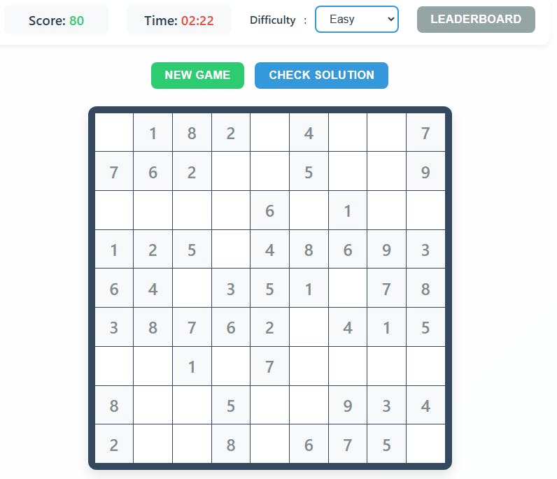 Free Online 9x9 Sudoku Game media 1