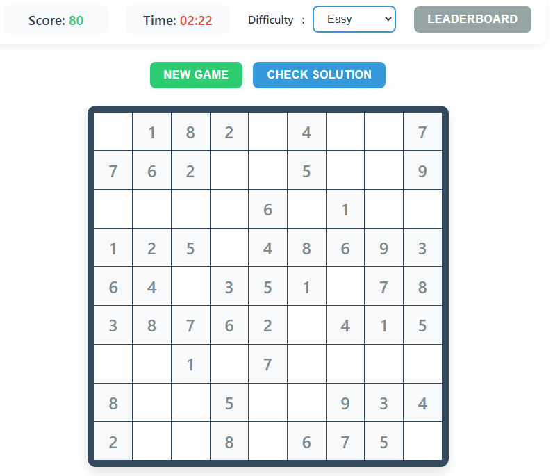 Media Permainan Sudoku 9x9 dalam talian percuma - Membaca adalah mata 1