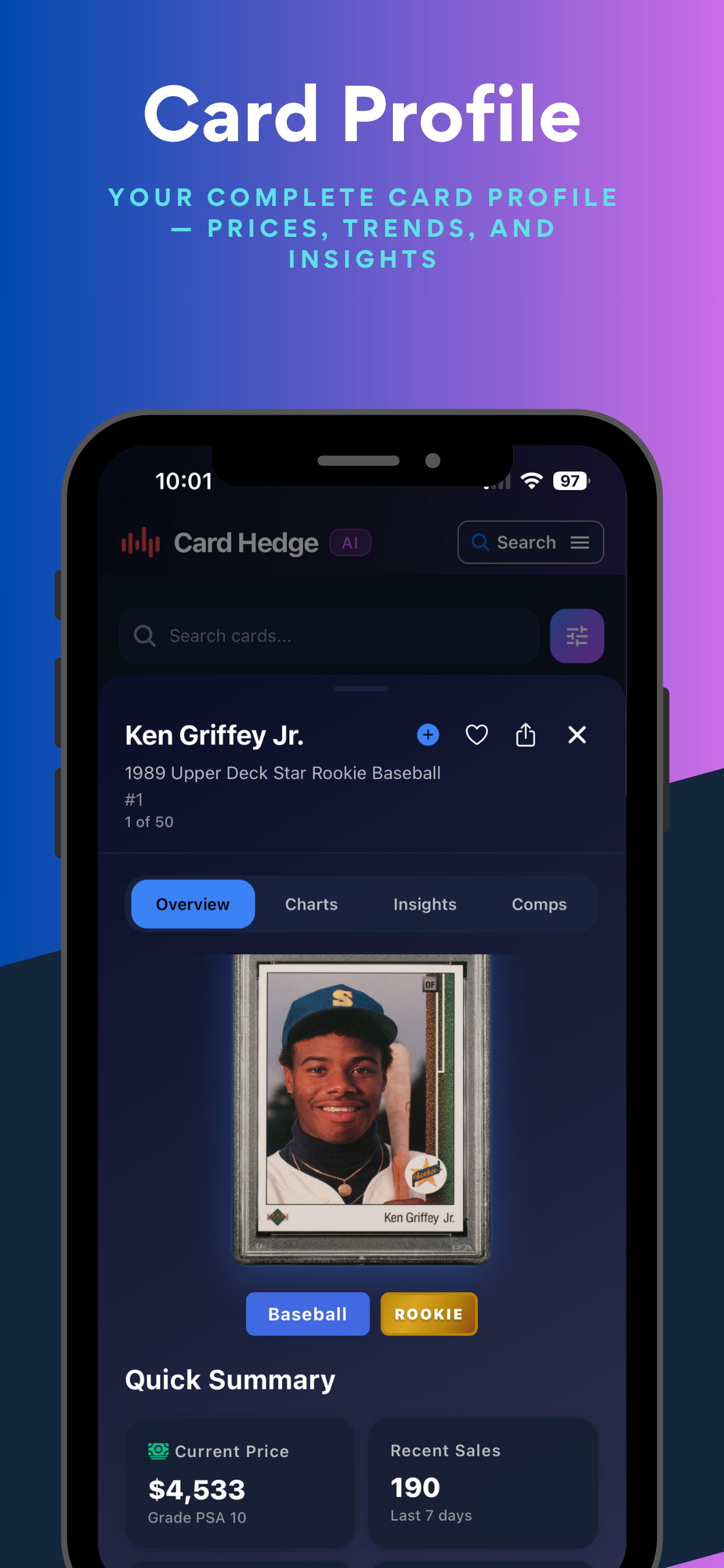 Card Hedge AI Sports & TCG Price Guide gallery image