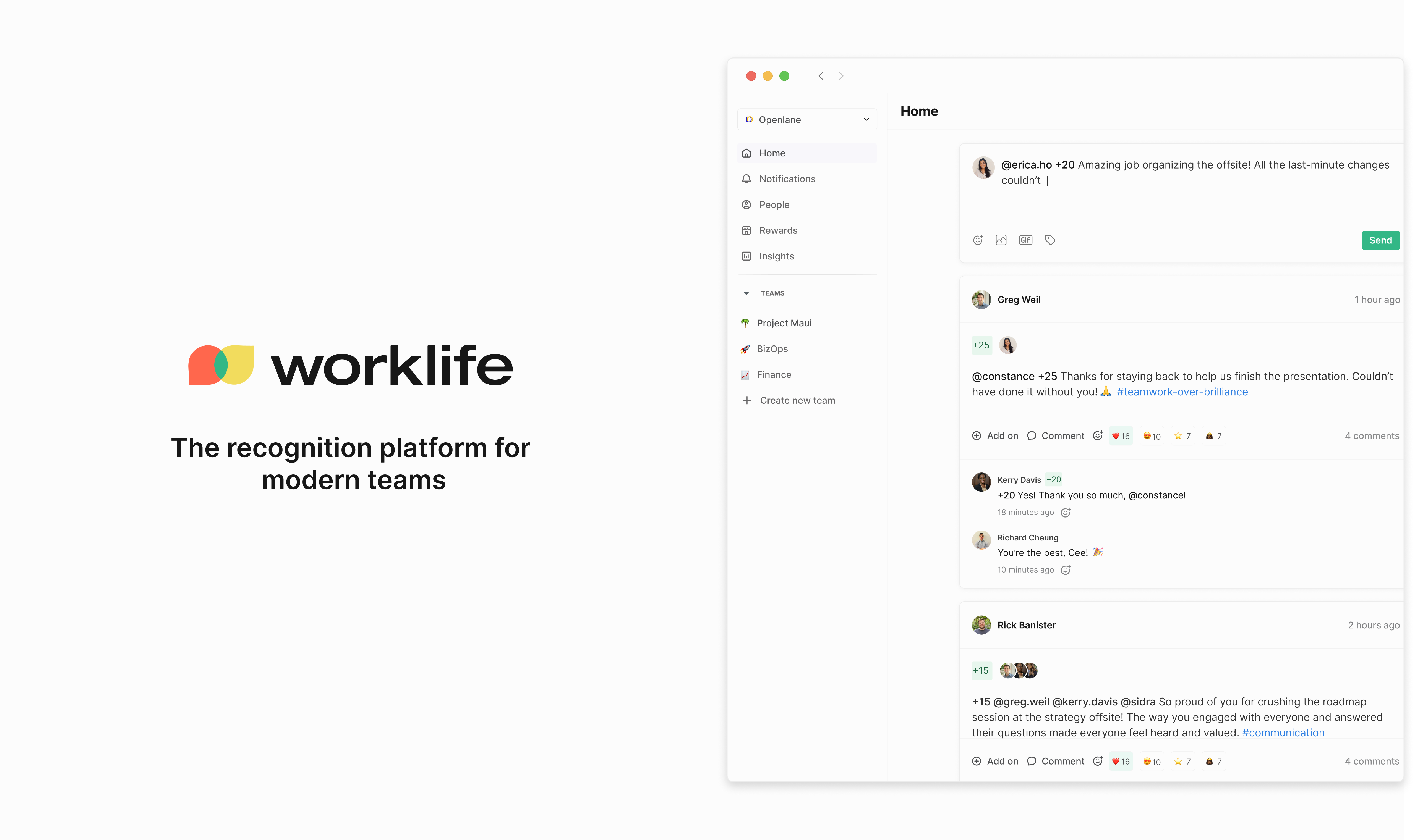 startuptile Worklife-The recognition platform for modern teams