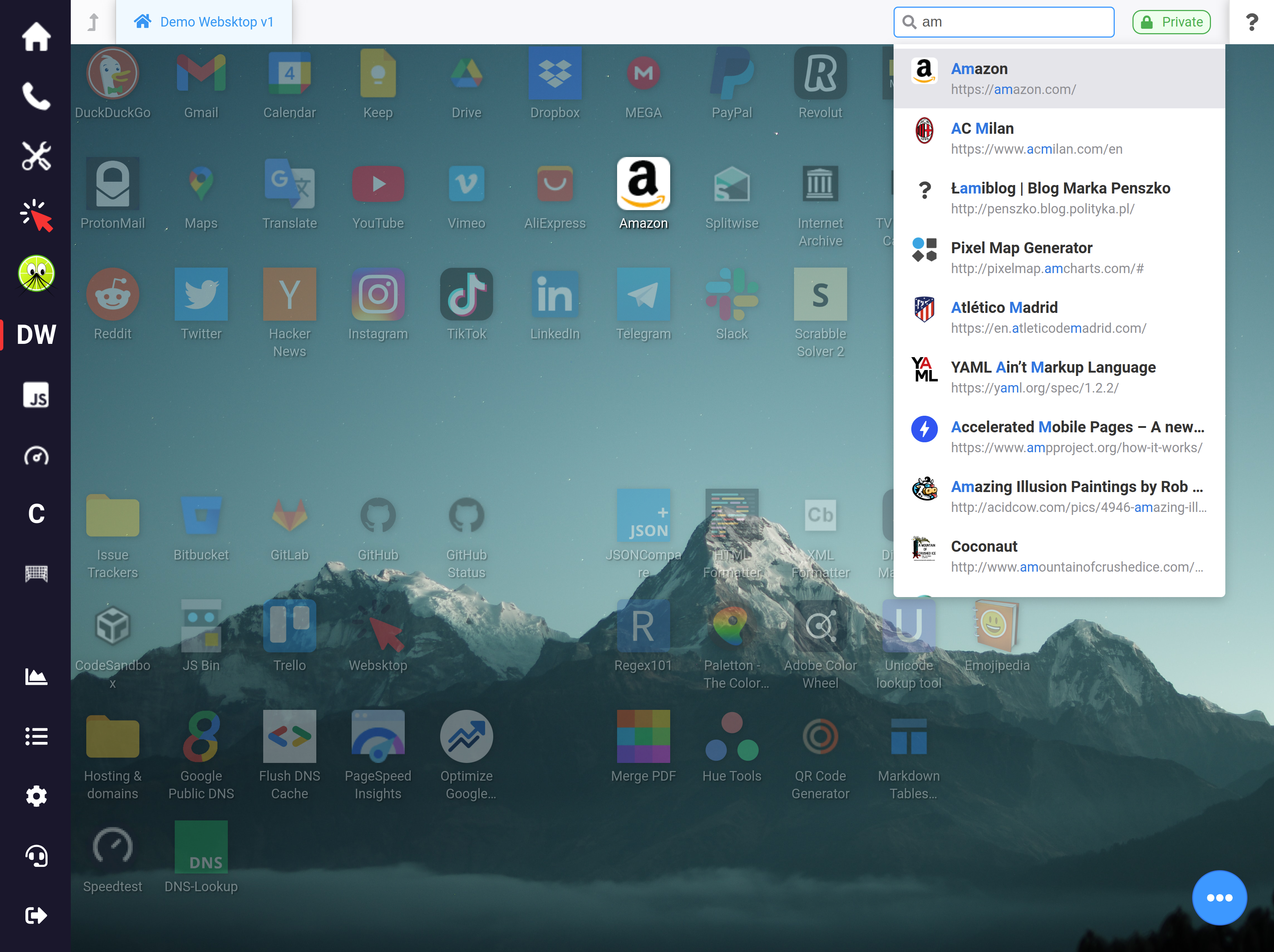 Mídia 3 de Websktop - Gerente de favoritos colaborativos