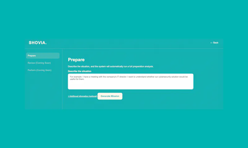 SHOVIA screenshot 1
