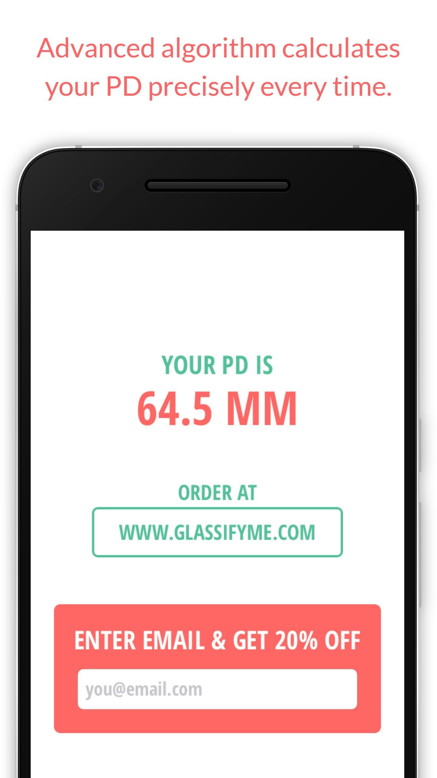 PD Measure | Pupil Distance Meter (App by GlassifyMe) gallery image