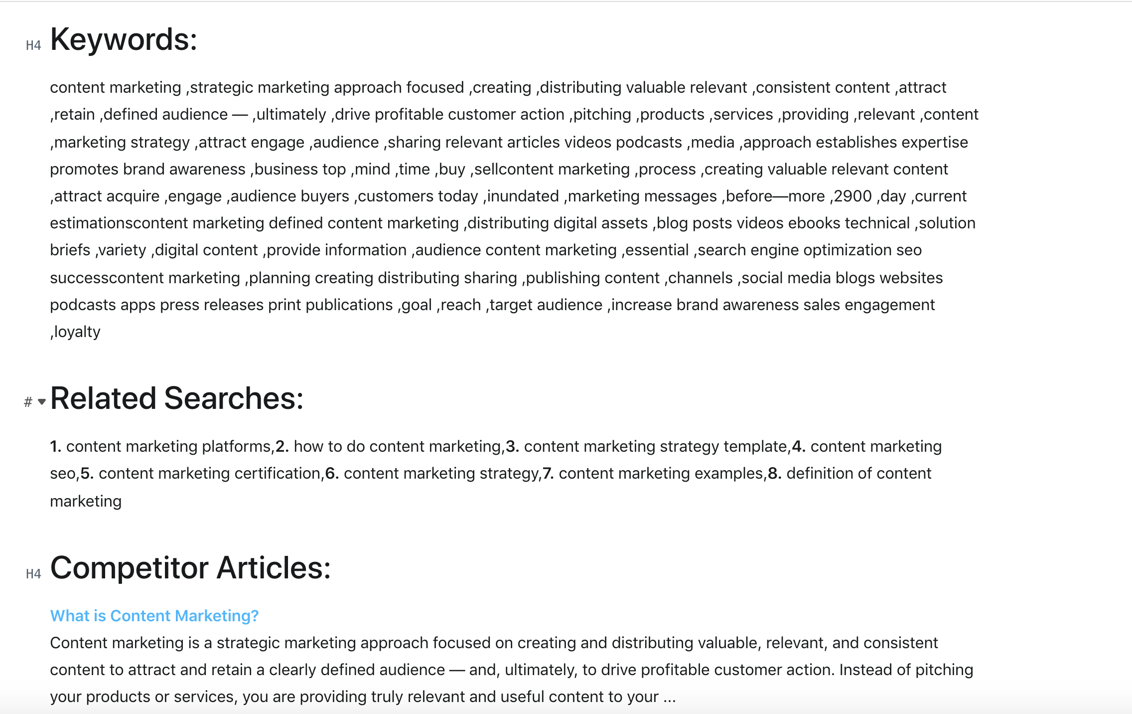 Content Briefs by Research AI gallery image