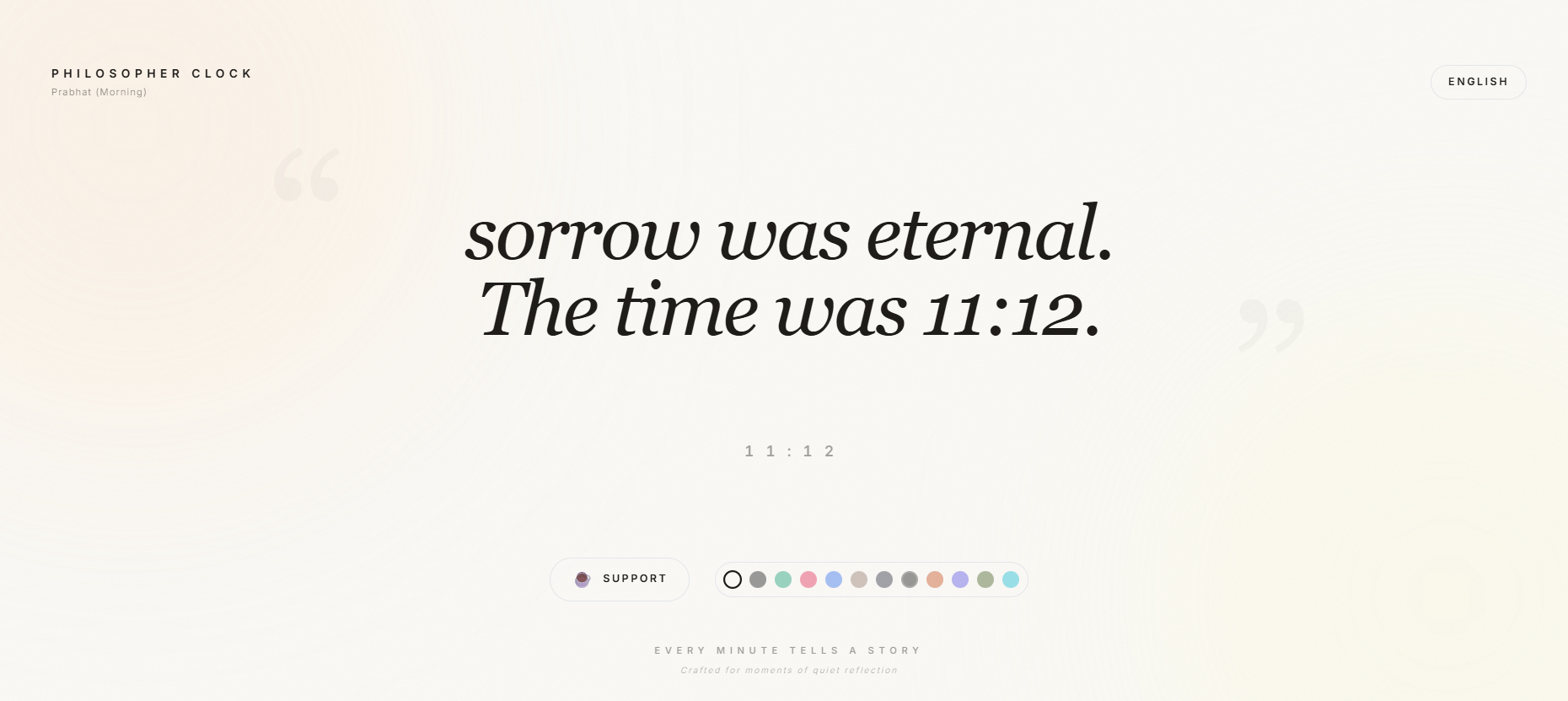 Philosopher Clock gallery image