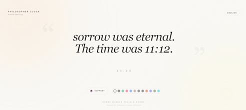 Philosopher Clock gallery image