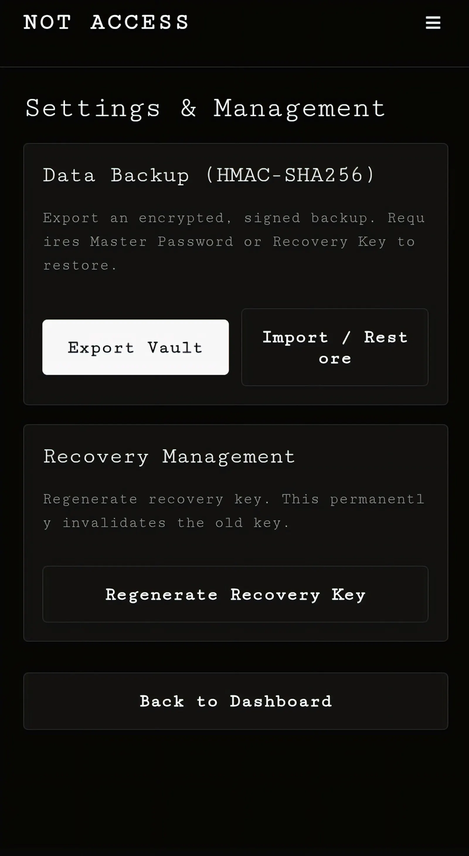 NOT ACCESS screenshot 8