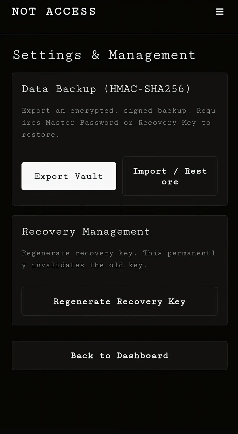 NOT ACCESS screenshot 8
