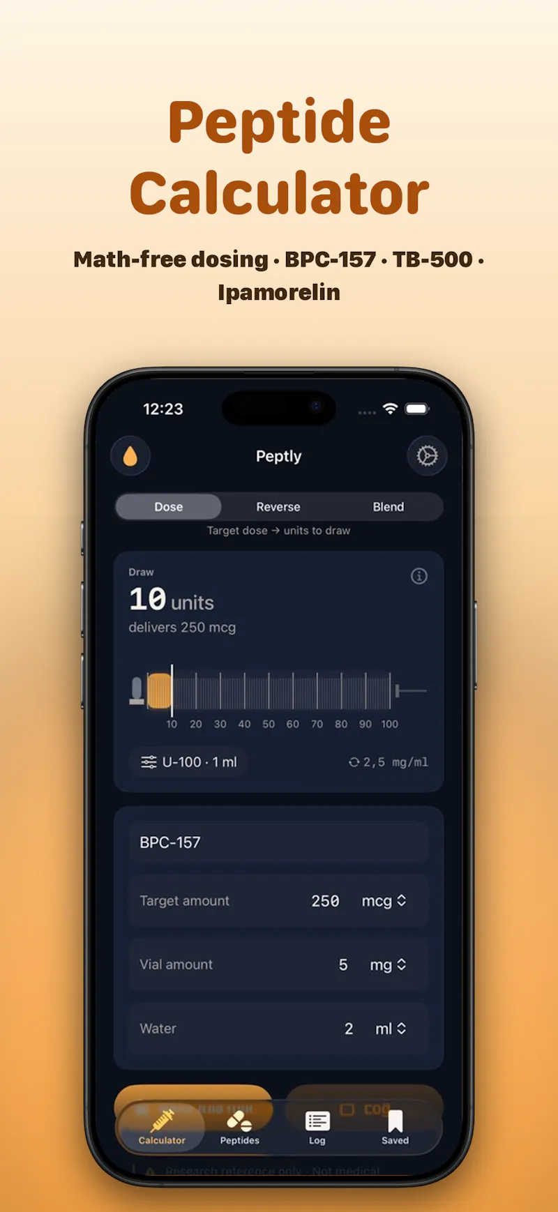 Peptly: Peptide Calculator screenshot 2
