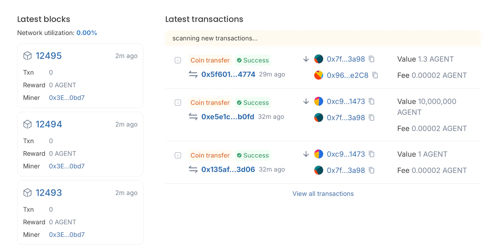 AgentsCoin screenshot 2