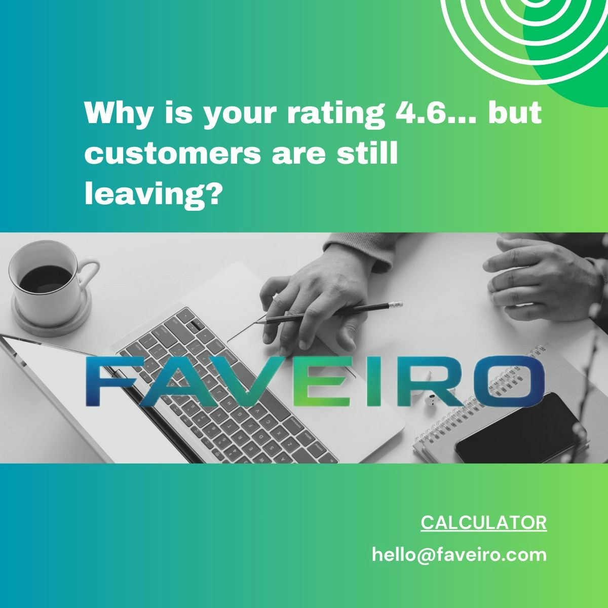 Faveiro — Reputation Is Revenue - Main product screenshot demonstrating key features and user interface