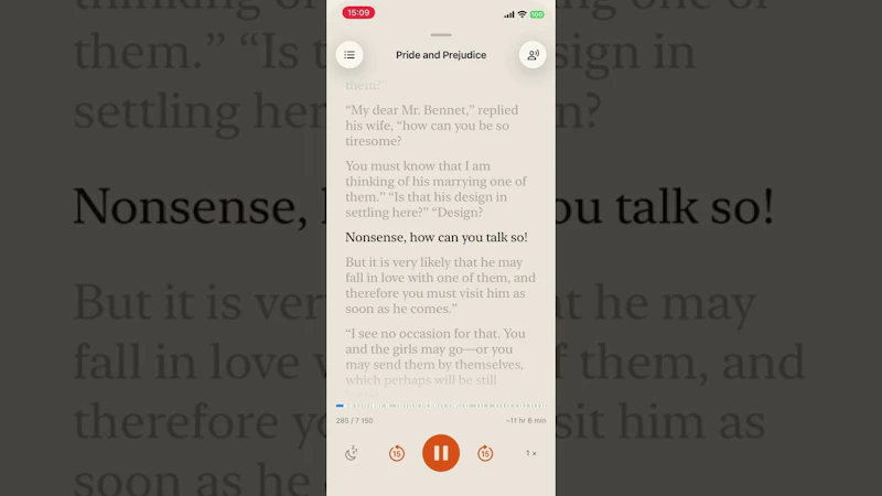 Ream: AI text to speech screenshot 1 (video preview)