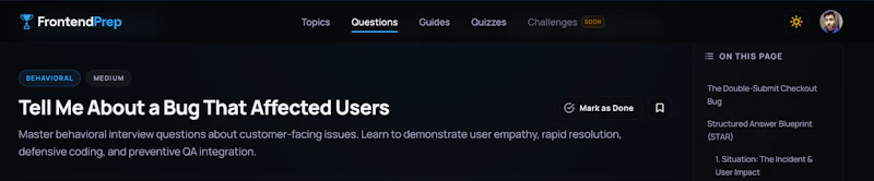 FrontendPrep screenshot 4