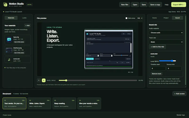 AI Craft Motion Studio screenshot 5