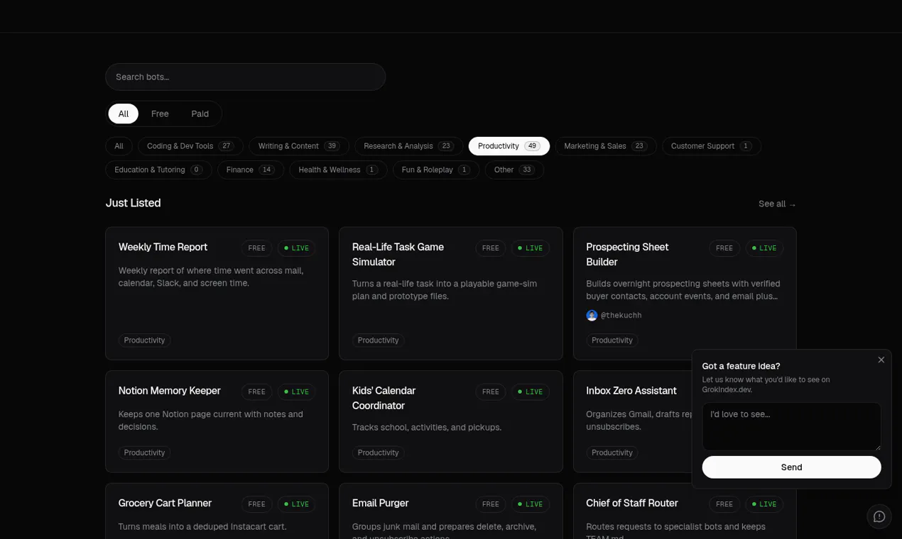 GrokIndex.dev gallery image
