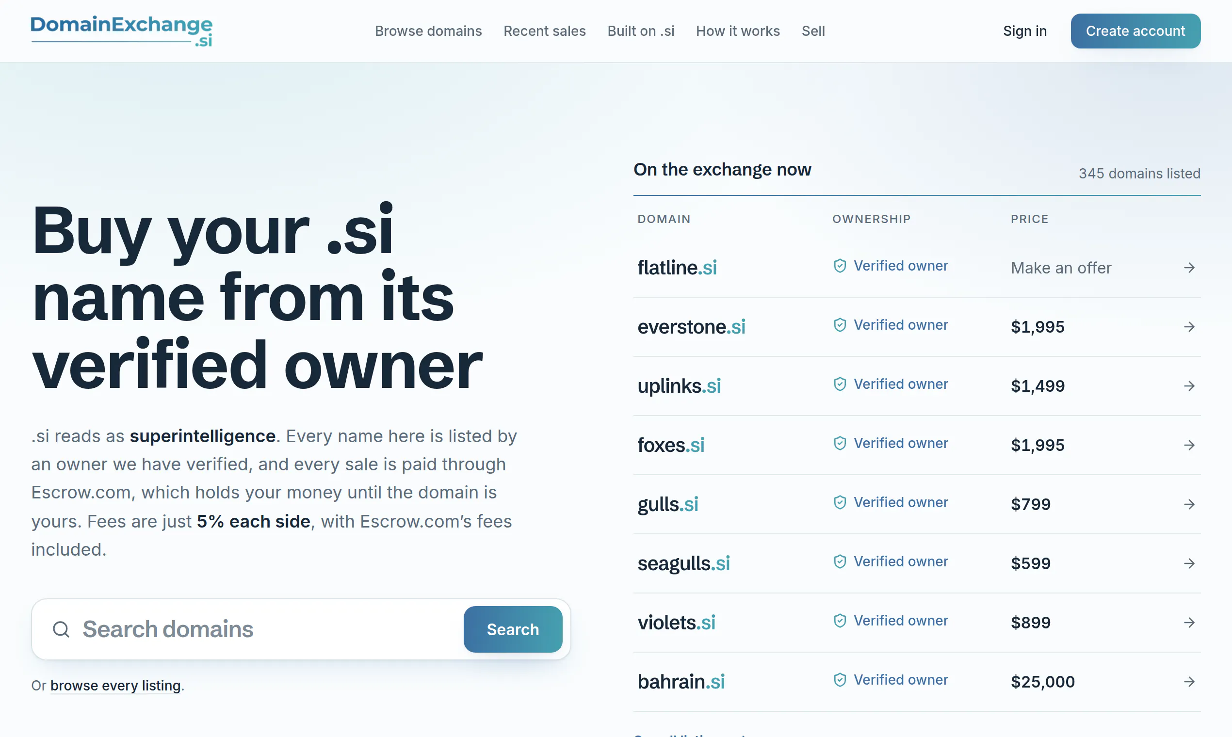DomainExchange gallery image