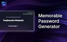 Memorable Password Generator media 1